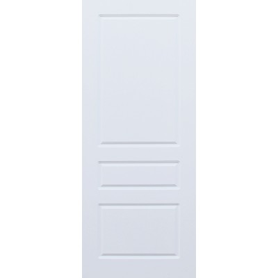 Дверь межкомнатная ПГ Честер белая эмаль (массив) 
