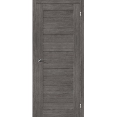 Межкомнатная дверь из экошпона Порта-21 Grey Veralinga