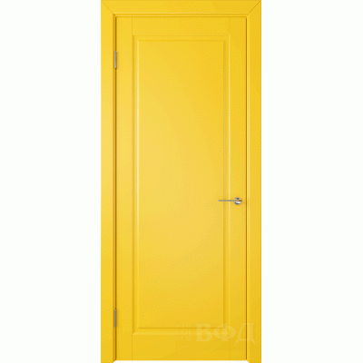 Межкомнатные дверь K3 глухая желтая