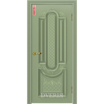 Межкомнатная дверь ПГ Арабелла, Софт Зеленый, экошпон