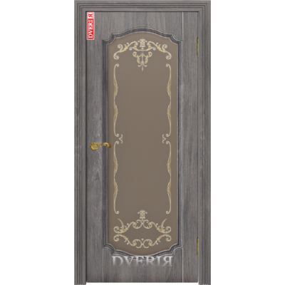 Межкомнатная дверь ПО Версаль 4D, Дуб Шале Серый, экошпон