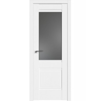 Межкомнатная дверь со стеклом 2U аляска