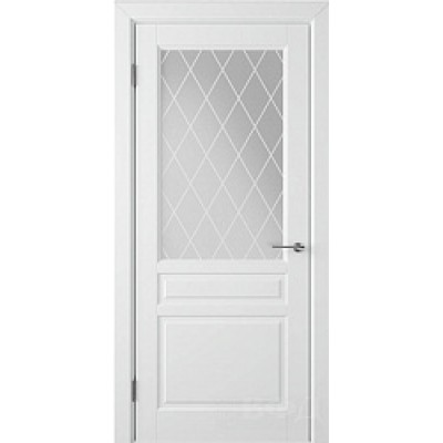 Межкомнатная дверь ПГ SCANDI 2 V, Белая Эмаль