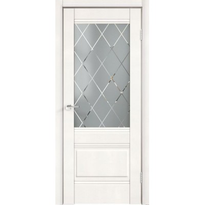 Межкомнатная дверь ПГ ALTO 2 V, Белый Эмалит